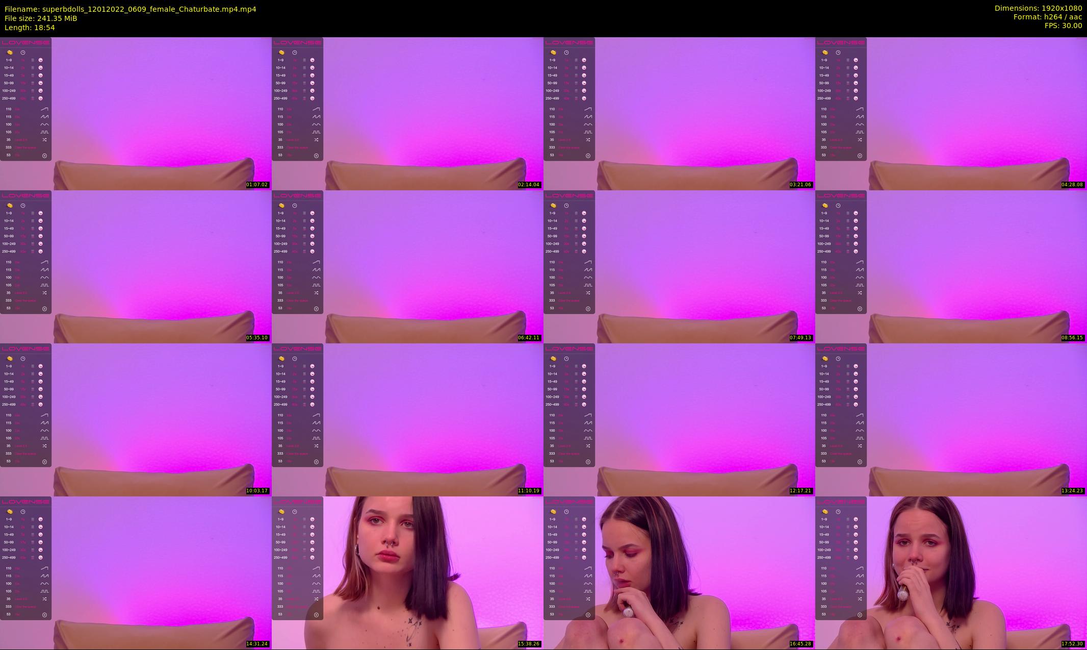 superbdolls — 19 minute Chaturbate couple cam show recording, 1080p, Jan 12, 2022
