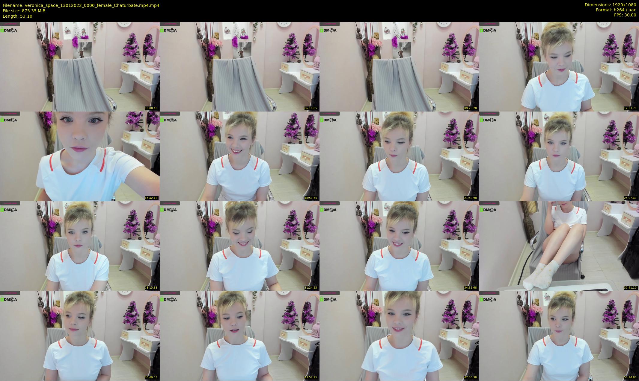 veronica_space — 54 minute Chaturbate female cam show recording, 1080p, Jan 13, 2022