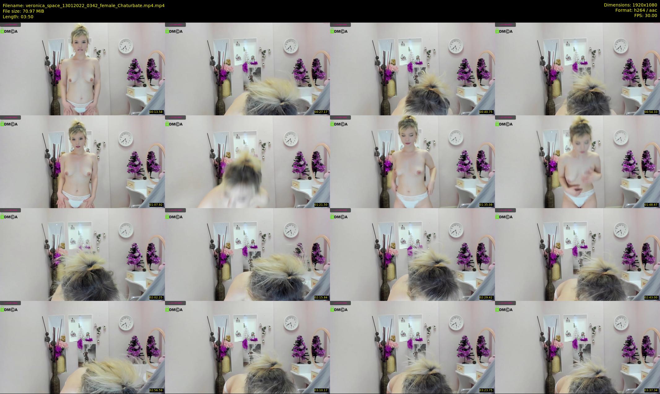 veronica_space — 4 minute Chaturbate female cam show recording, 1080p, Jan 13, 2022