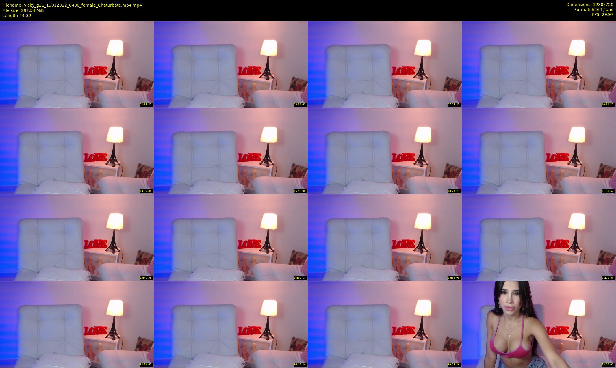 vicky_g21 — 45 minute Chaturbate female cam show recording, 720p, Jan 13, 2022