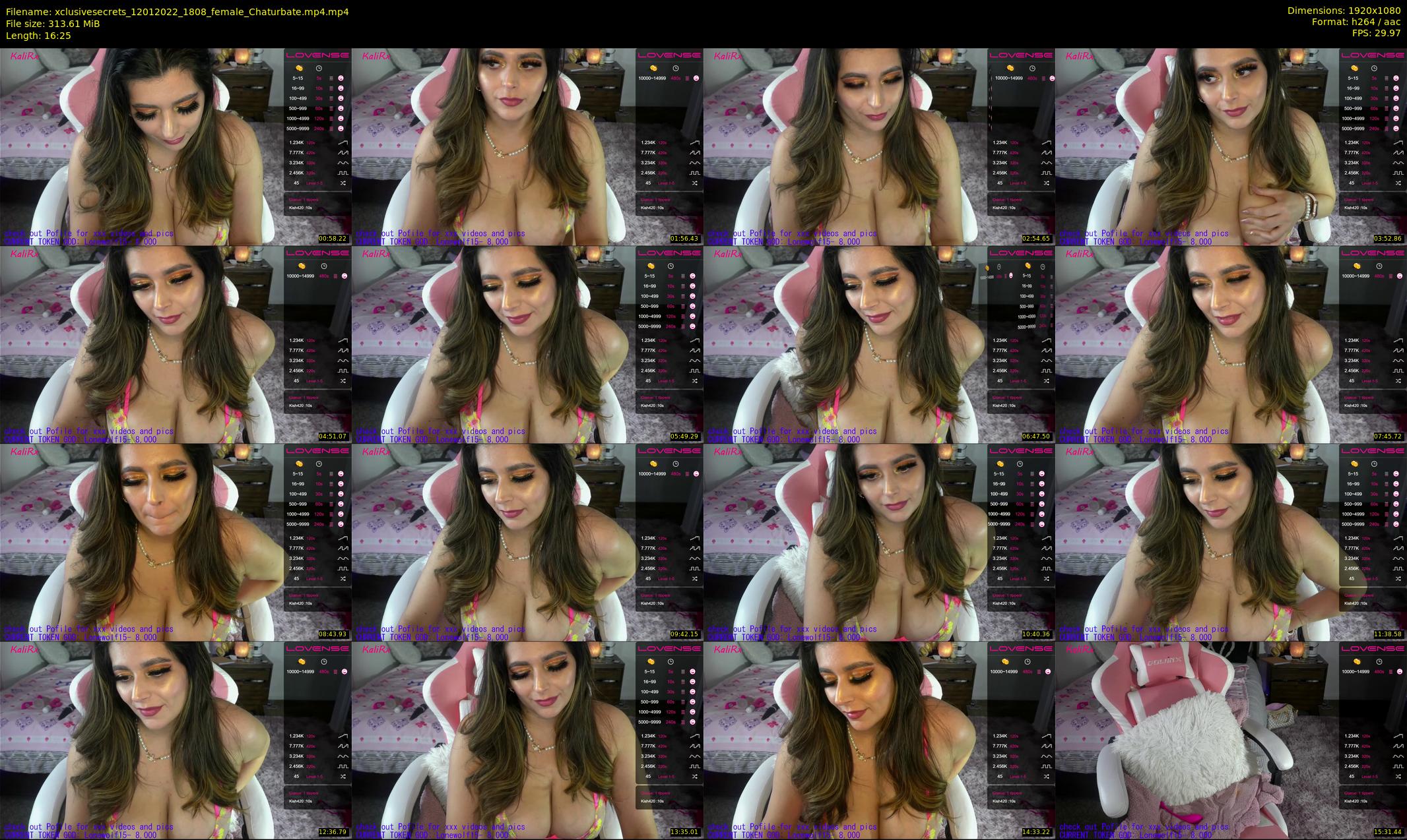 xclusivesecrets — 17 minute Chaturbate female cam show recording, 1080p, Jan 12, 2022