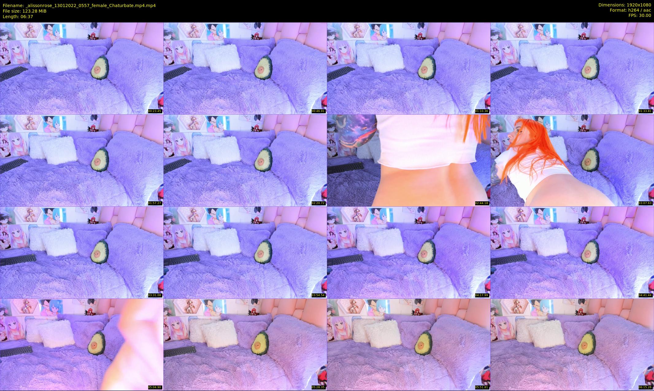 _alissonrose — 7 minute Chaturbate female cam show recording, 1080p, Jan 13, 2022