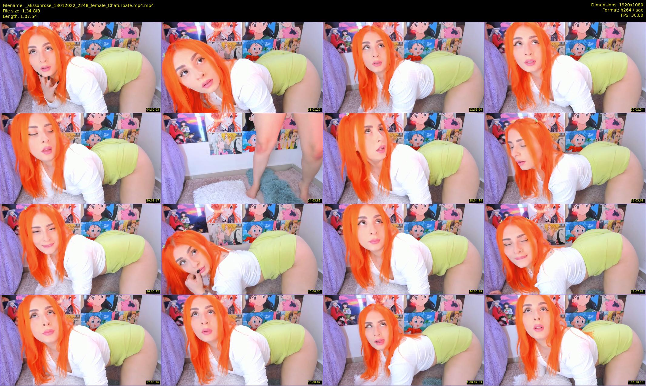 _alissonrose — 68 minute Chaturbate female cam show recording, 1080p, Jan 13, 2022