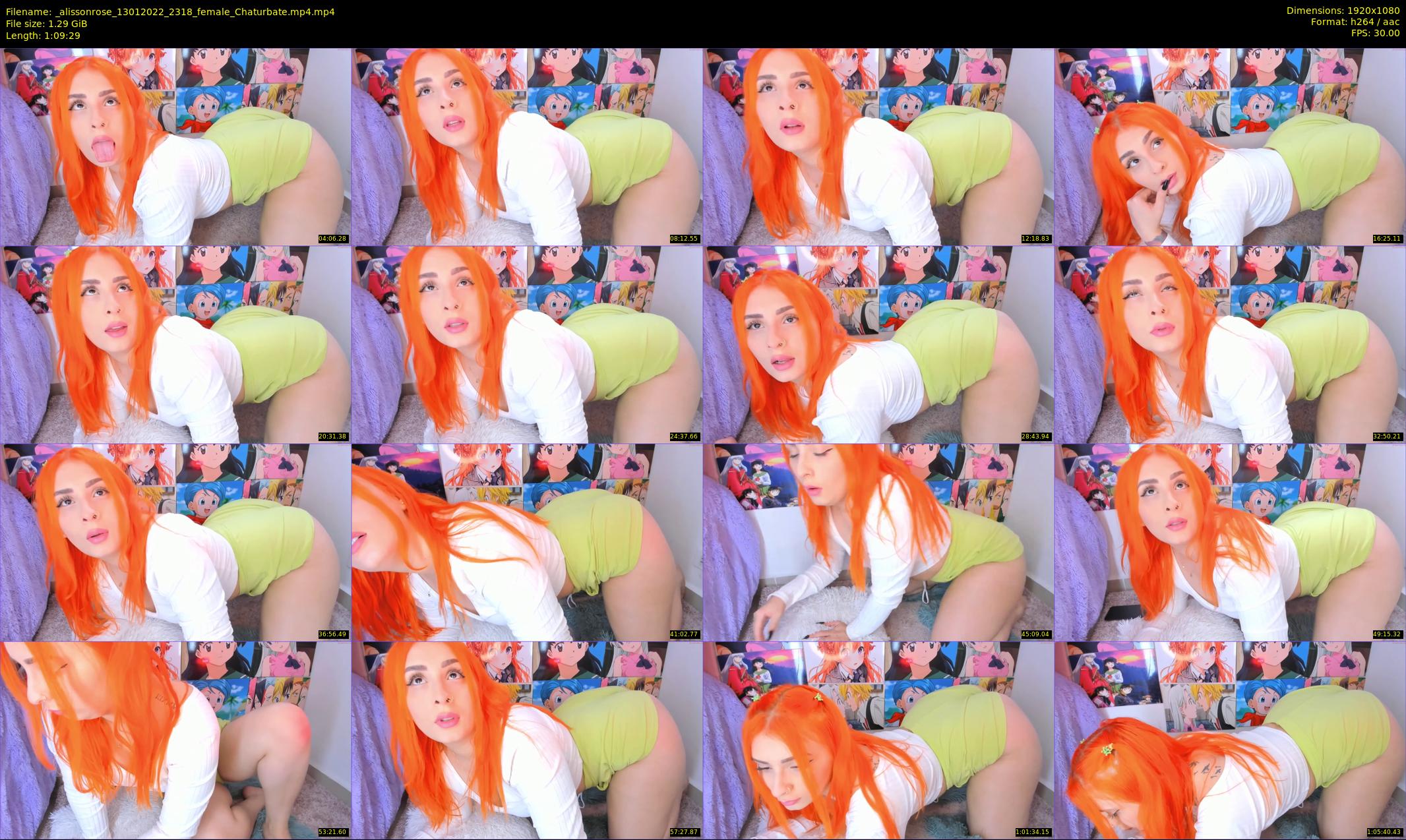 _alissonrose — 70 minute Chaturbate female cam show recording, 1080p, Jan 13, 2022
