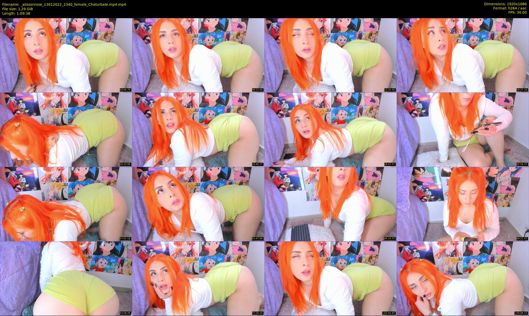 _alissonrose — 70 minute Chaturbate female cam show recording, 1080p, Jan 13, 2022