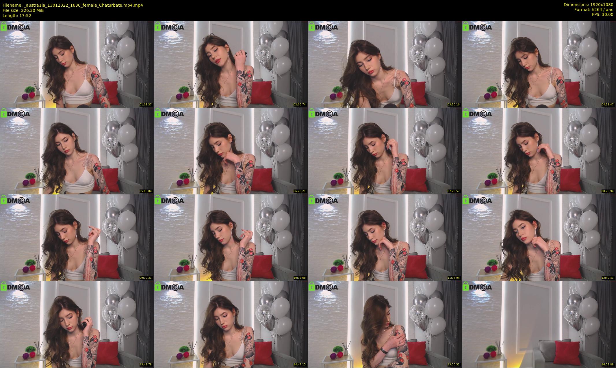 _austra1ia — 18 minute Chaturbate female cam show recording, 1080p, Jan 13, 2022
