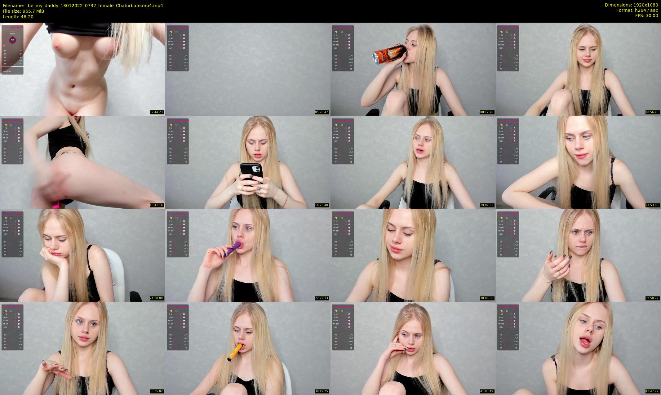_be_my_daddy — 47 minute Chaturbate female cam show recording, 1080p, Jan 13, 2022