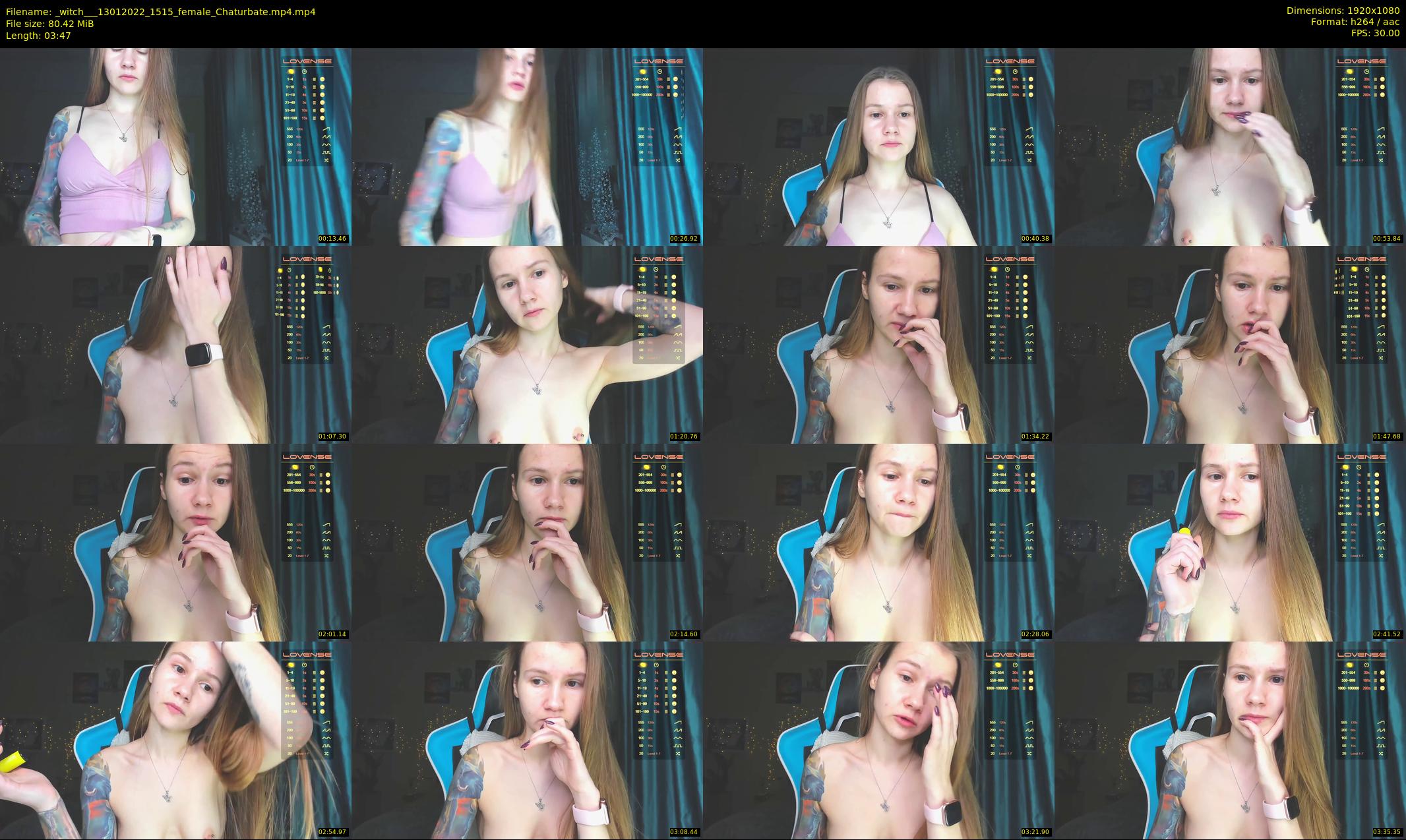 _witch__ — 4 minute Chaturbate female cam show recording, 1080p, Jan 13, 2022