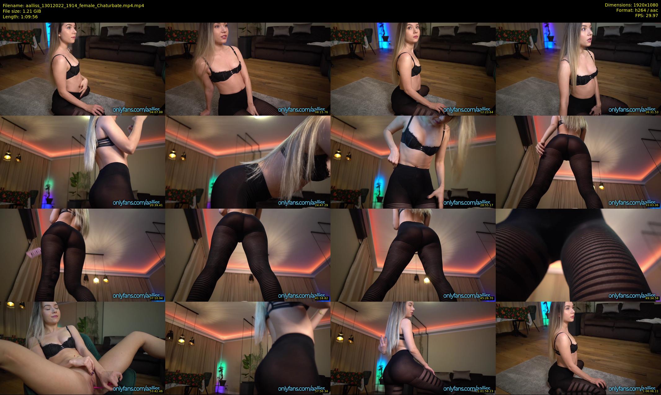 aalliss — 70 minute Chaturbate female cam show recording, 1080p, Jan 13, 2022