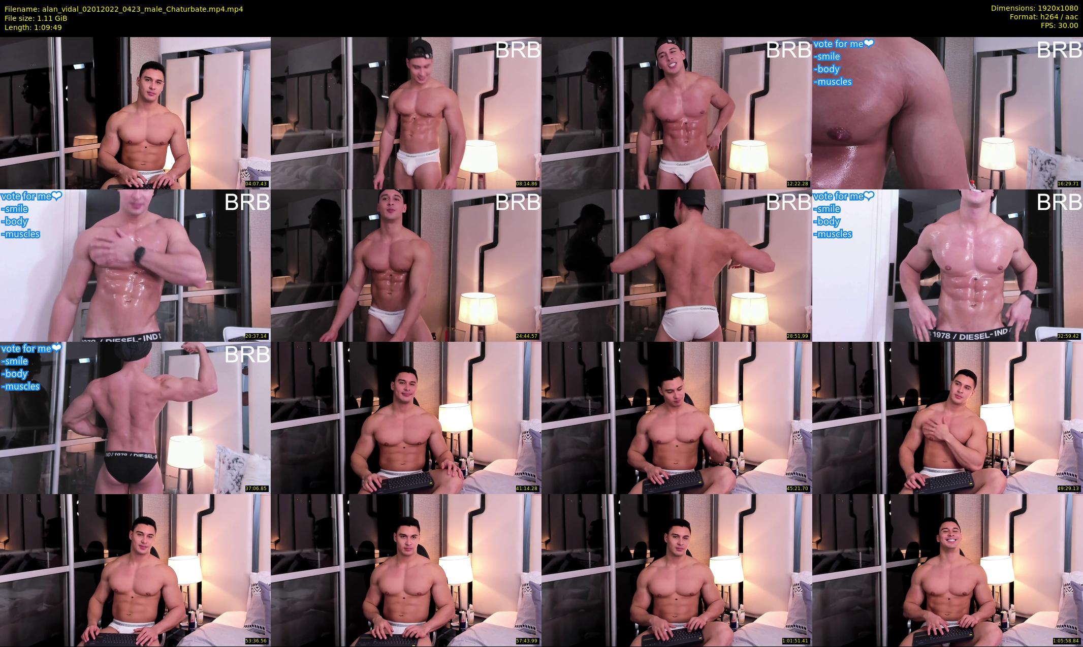 alan_vidal — 70 minute Chaturbate male cam show recording, 1080p, Jan 2, 2022