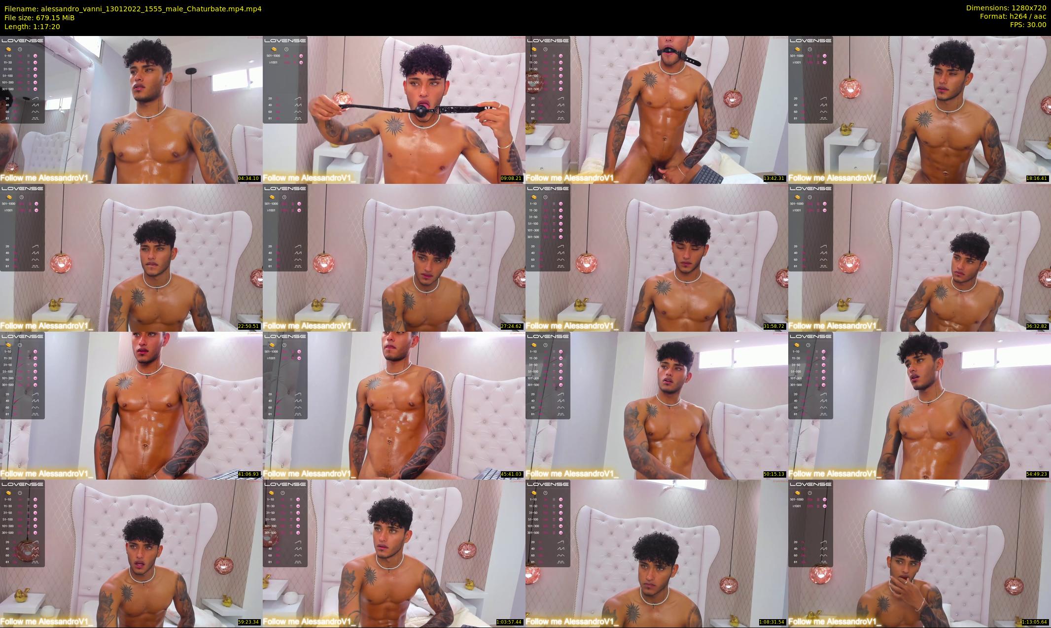 alessandro_vanni — 78 minute Chaturbate male cam show recording, 720p, Jan 13, 2022