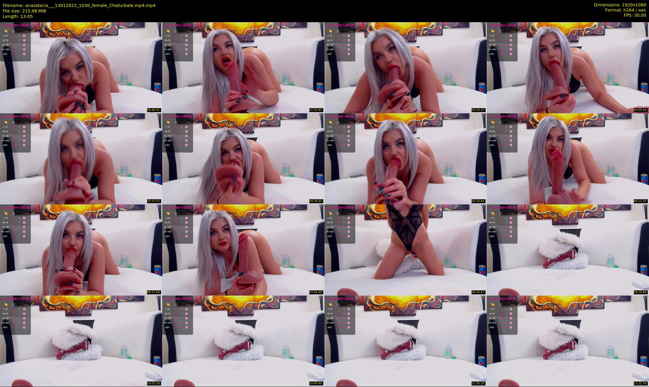 anasstacia__ — 14 minute Chaturbate female cam show recording, 1080p, Jan 13, 2022