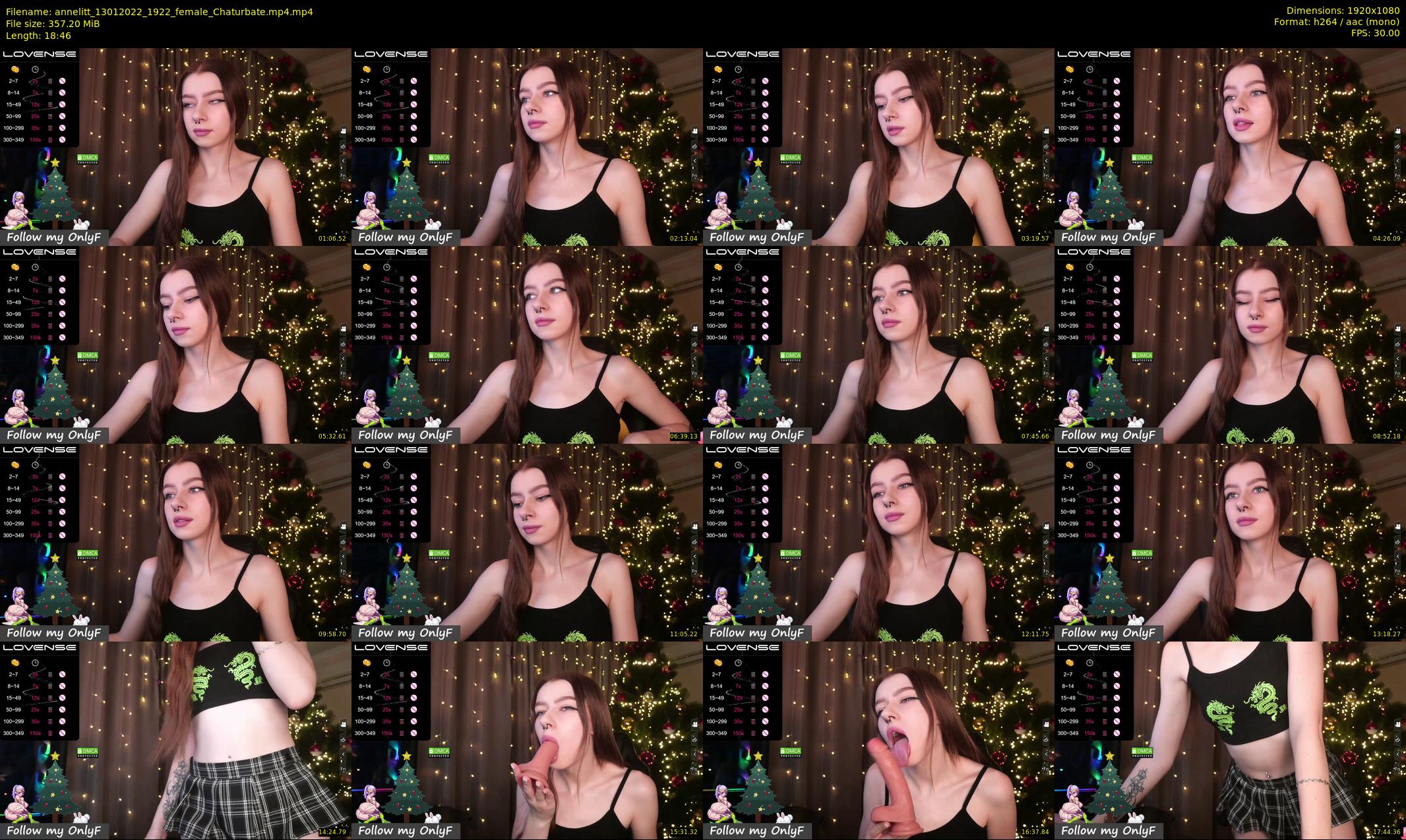 annelitt — 19 minute Chaturbate female cam show recording, 1080p, Jan 13, 2022