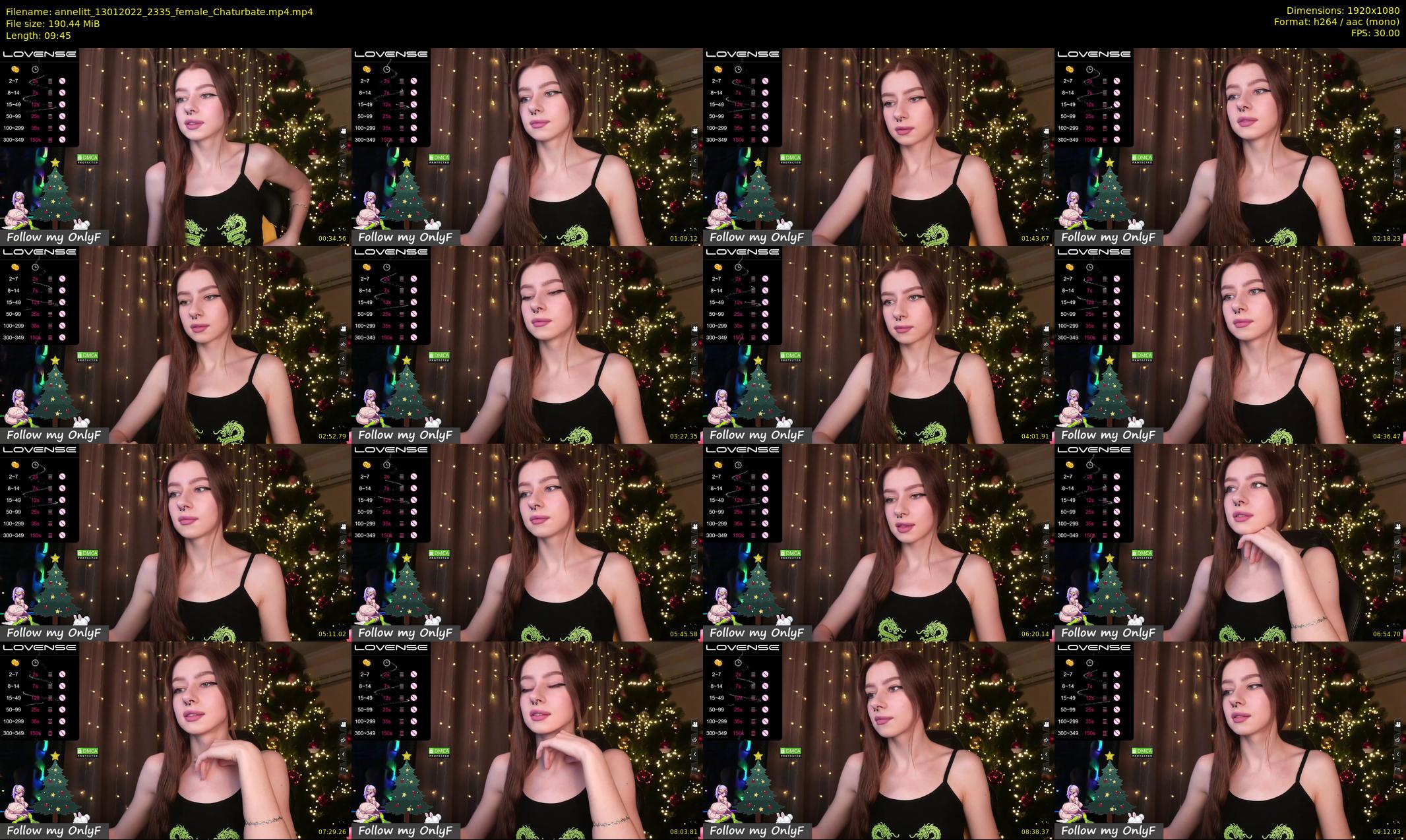 annelitt — 10 minute Chaturbate female cam show recording, 1080p, Jan 13, 2022