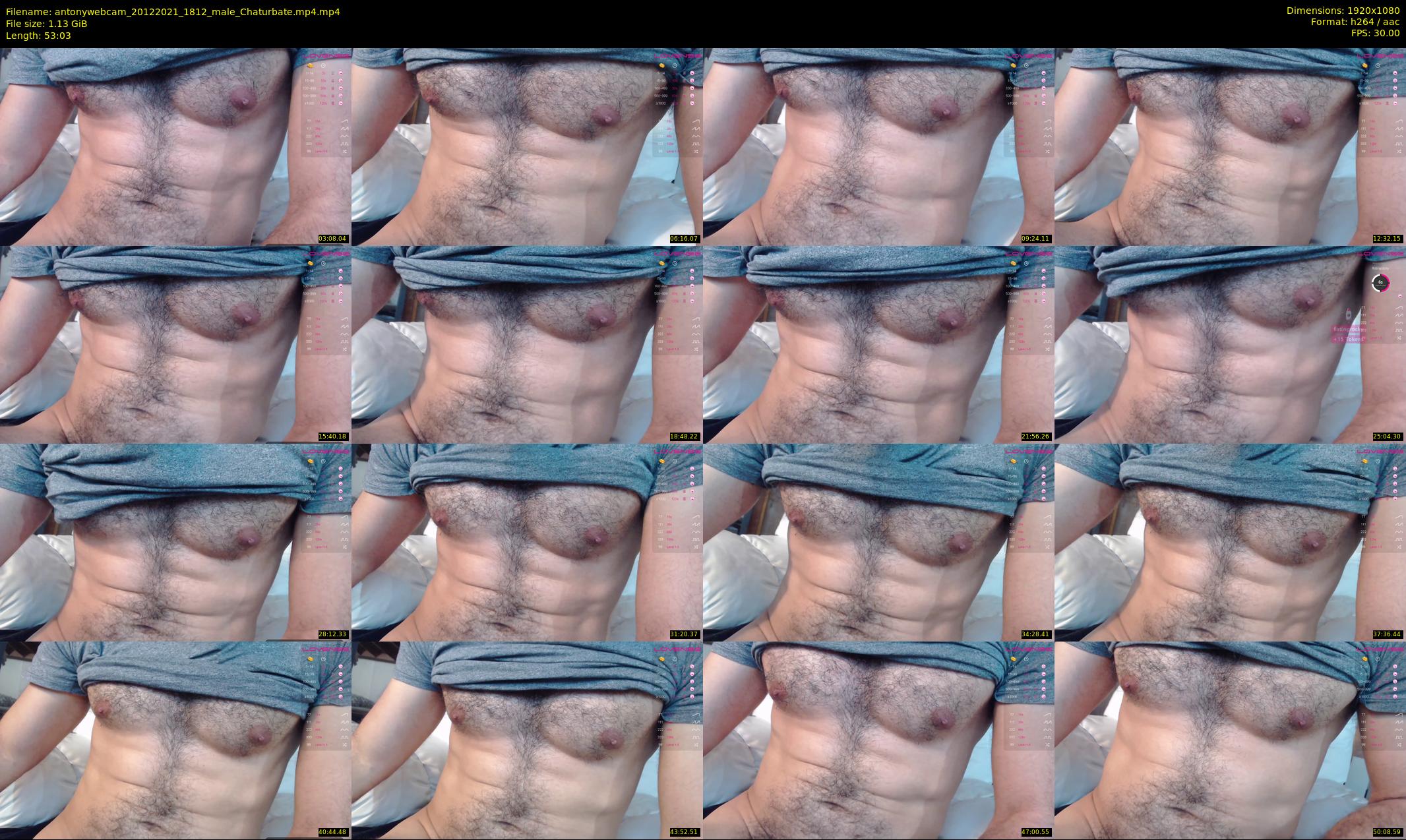 antonywebcam — 54 minute Chaturbate male cam show recording, 1080p, Dec 20, 2021