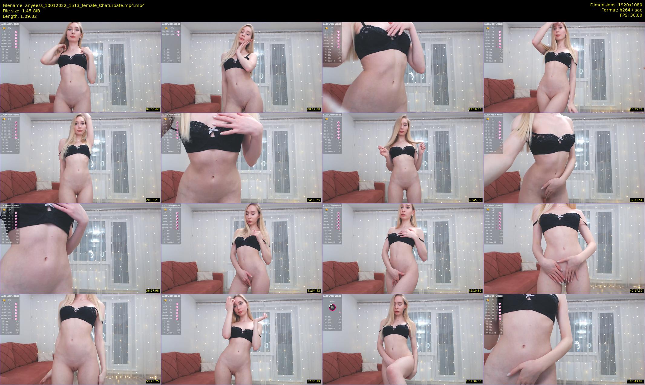 anyeess — 70 minute Chaturbate female cam show recording, 1080p, Jan 10, 2022