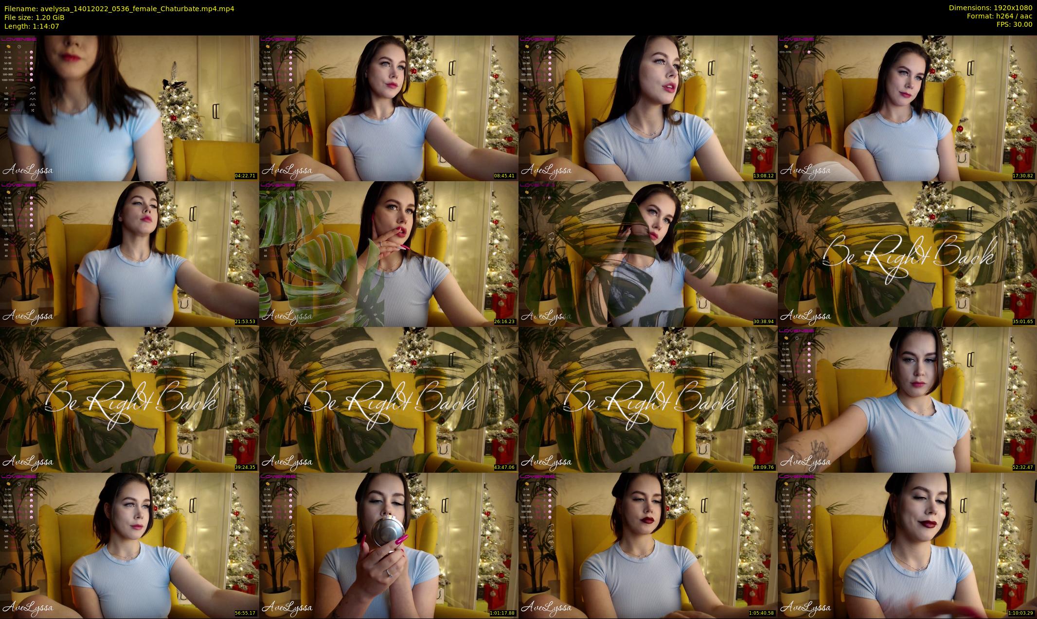 avelyssa — 75 minute Chaturbate female cam show recording, 1080p, Jan 14, 2022