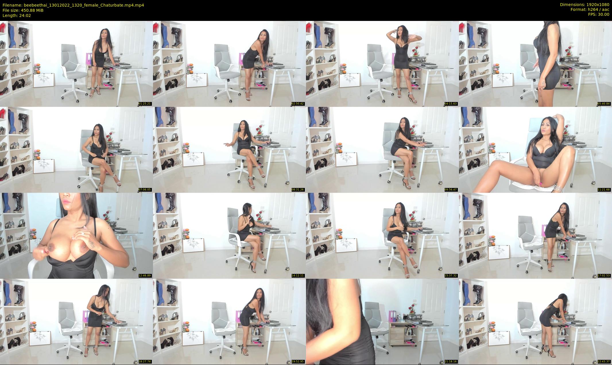 beebeethai — 25 minute Chaturbate female cam show recording, 1080p, Jan 13, 2022
