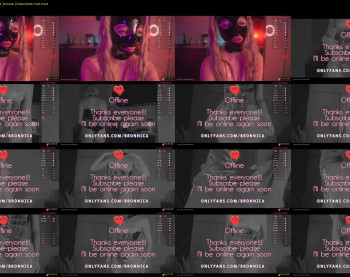 bronnica — 5 minute Chaturbate female cam show recording, 1080p, Jan 13, 2022