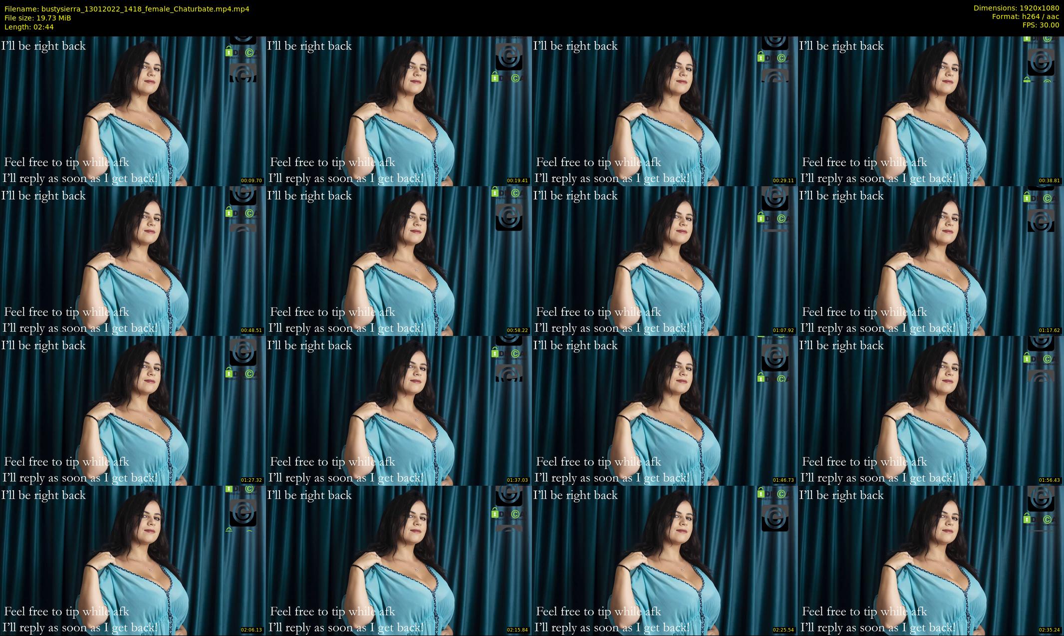 bustysierra — 3 minute Chaturbate female cam show recording, 1080p, Jan 13, 2022