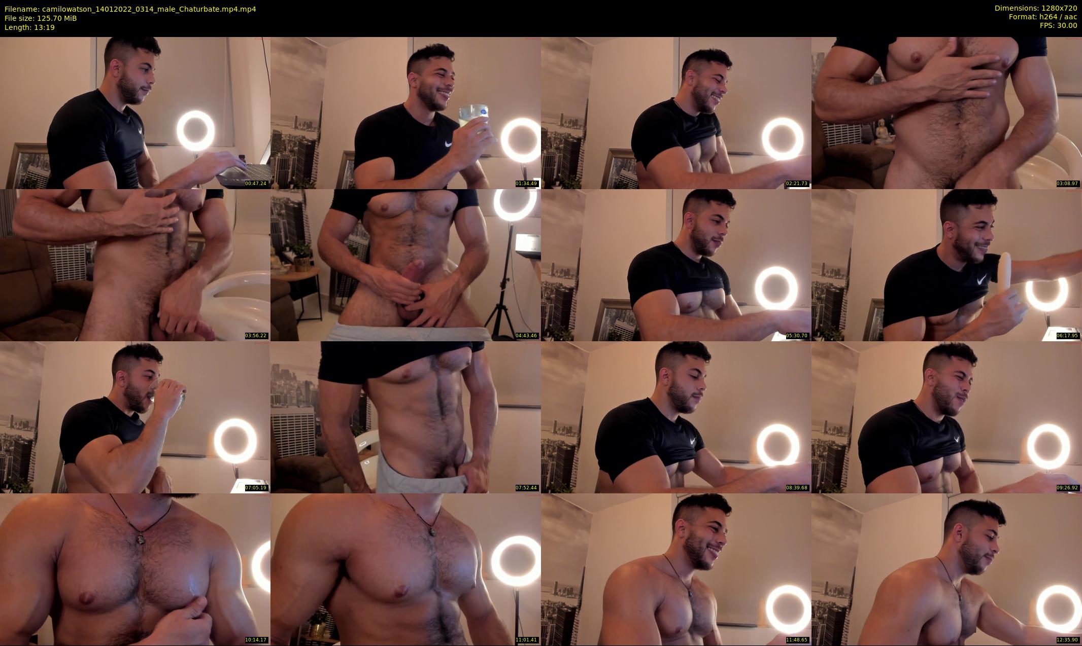 camilowatson — 14 minute Chaturbate male cam show recording, 720p, Jan 14, 2022