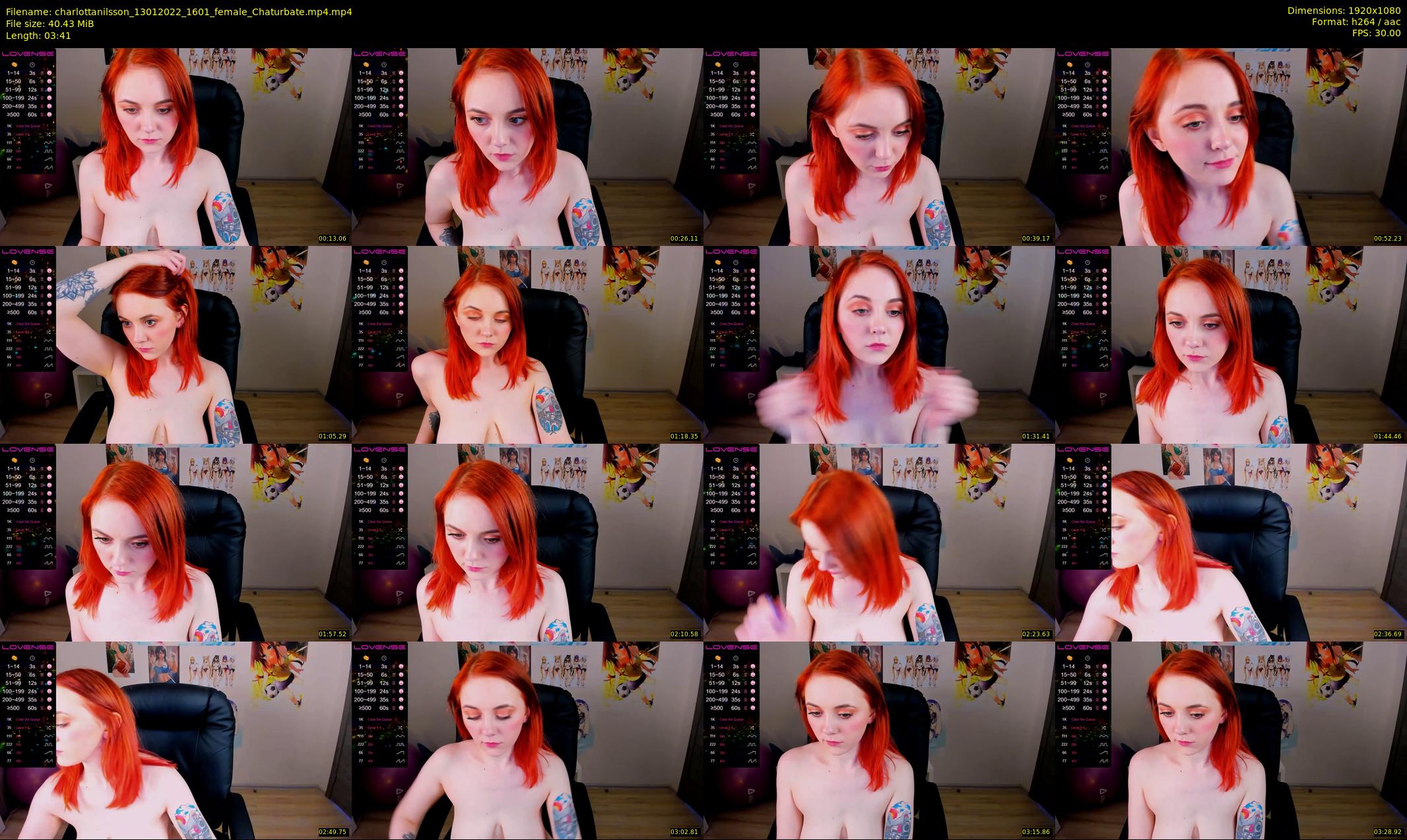 charlottanilsson — 4 minute Chaturbate female cam show recording, 1080p, Jan 13, 2022