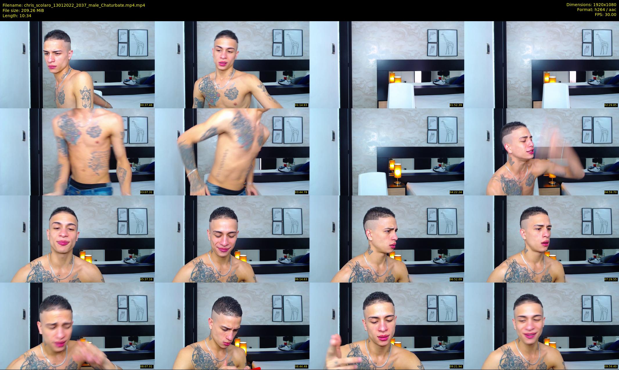 chris_scolaro — 11 minute Chaturbate male cam show recording, 1080p, Jan 13, 2022