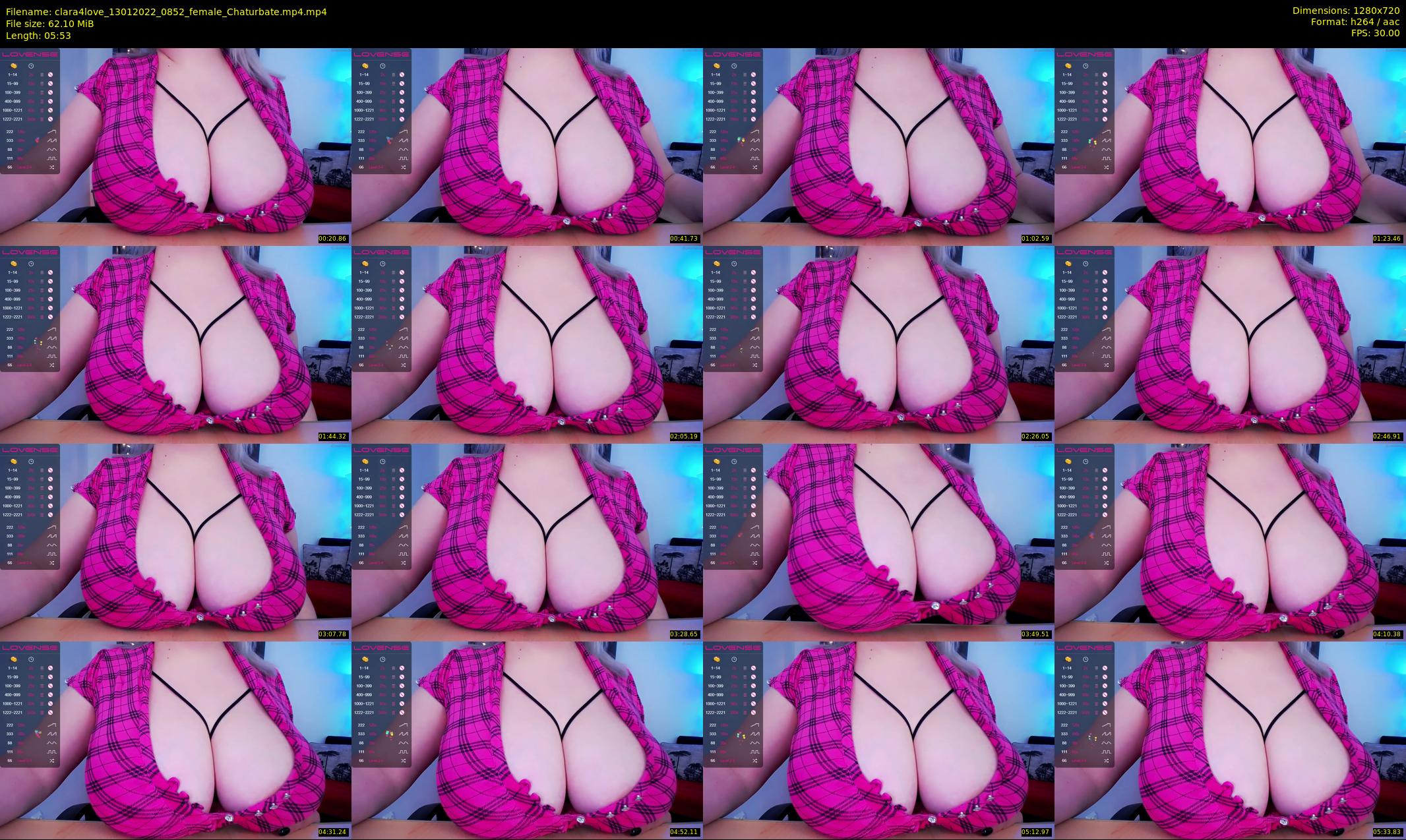 clara4love — 6 minute Chaturbate female cam show recording, 720p, Jan 13, 2022