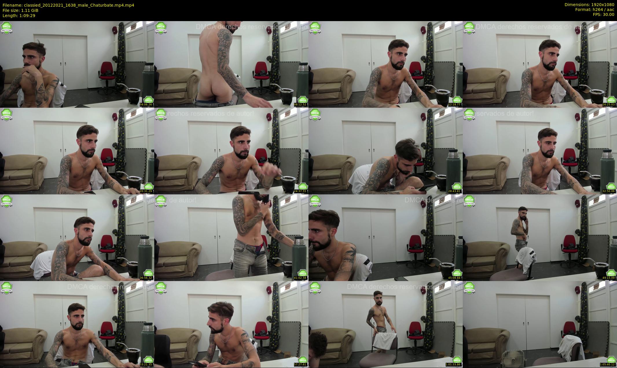 classied — 70 minute Chaturbate male cam show recording, 1080p, Dec 20, 2021