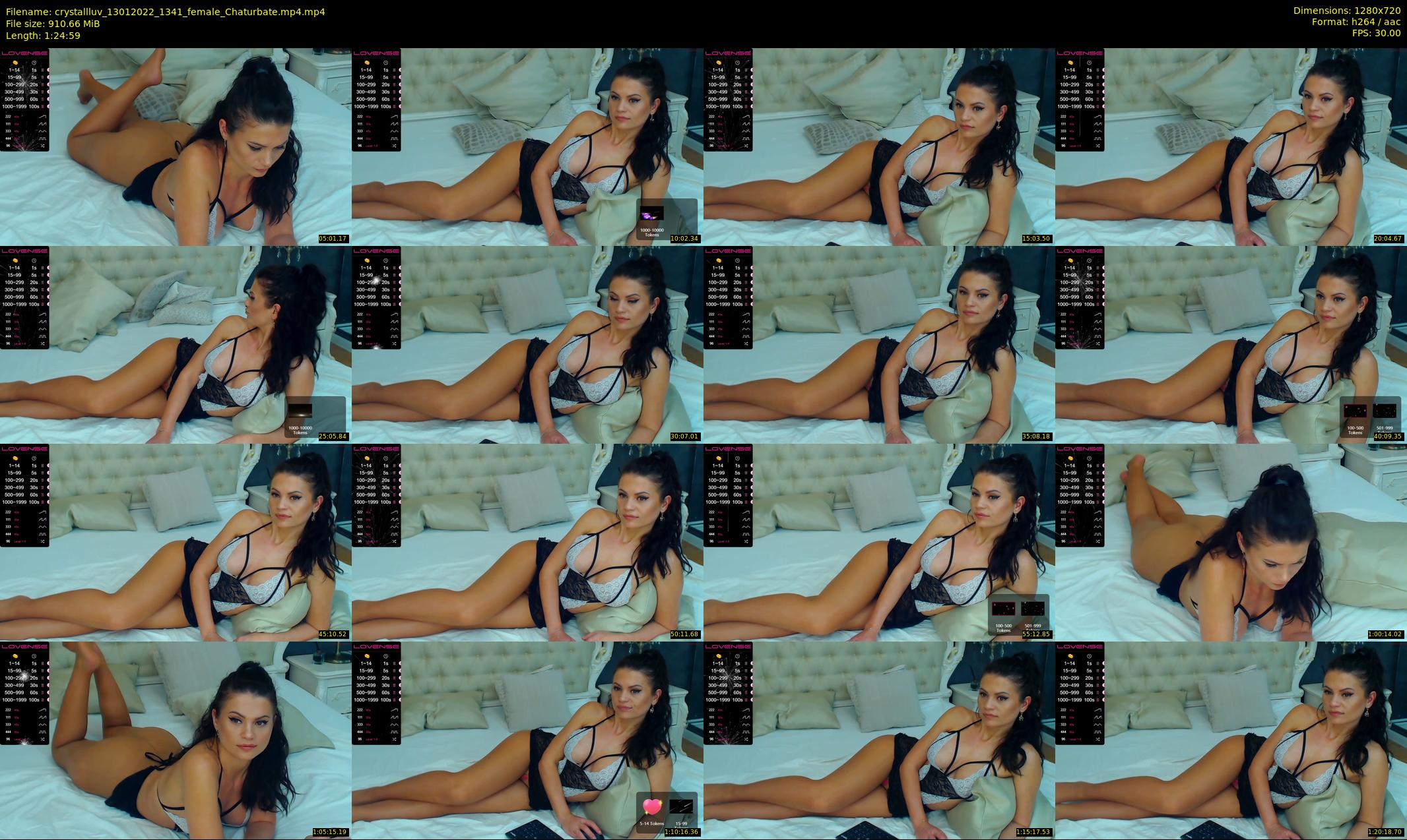 crystallluv — 85 minute Chaturbate female cam show recording, 720p, Jan 13, 2022
