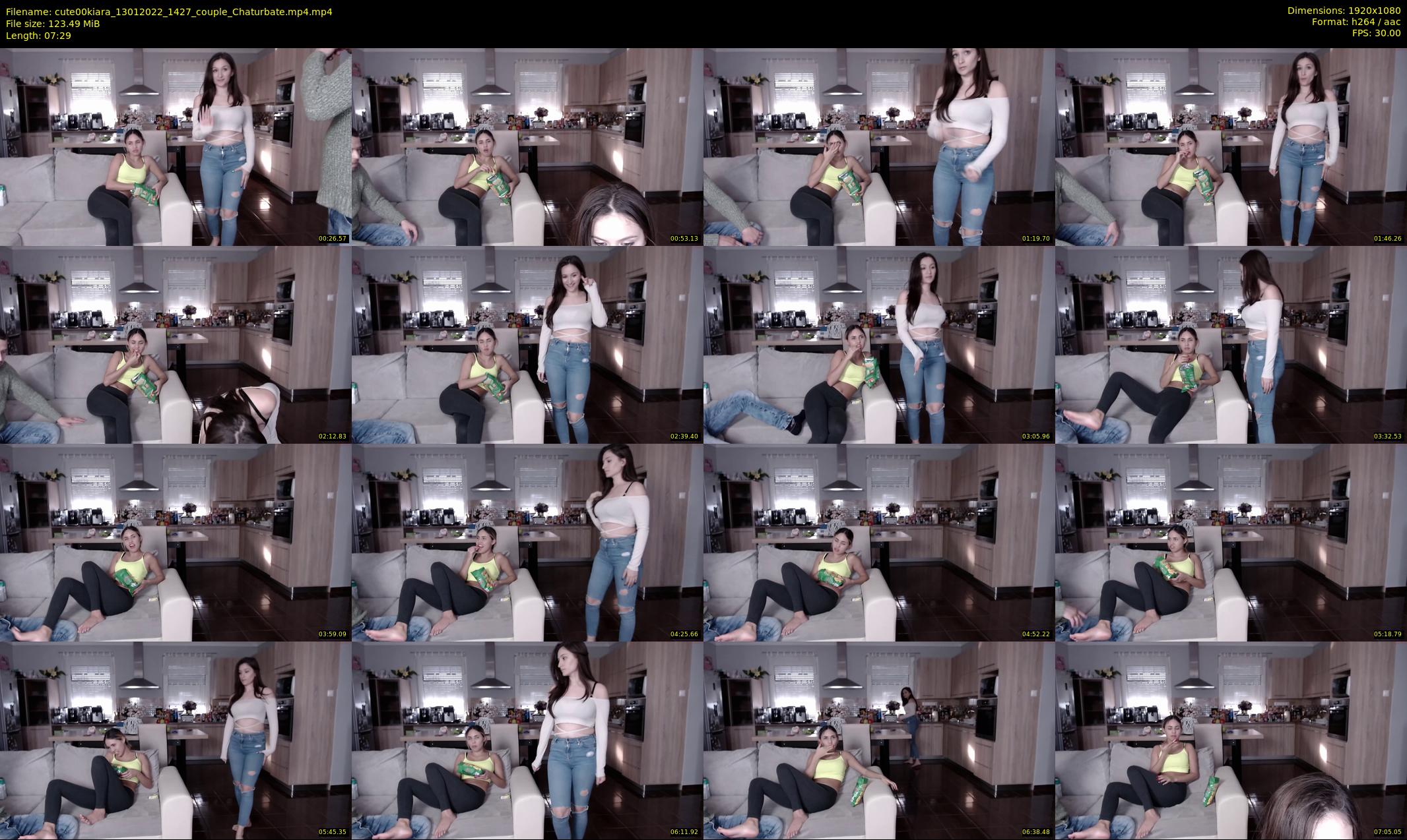 cute00kiara — 8 minute Chaturbate female cam show recording, 1080p, Jan 13, 2022