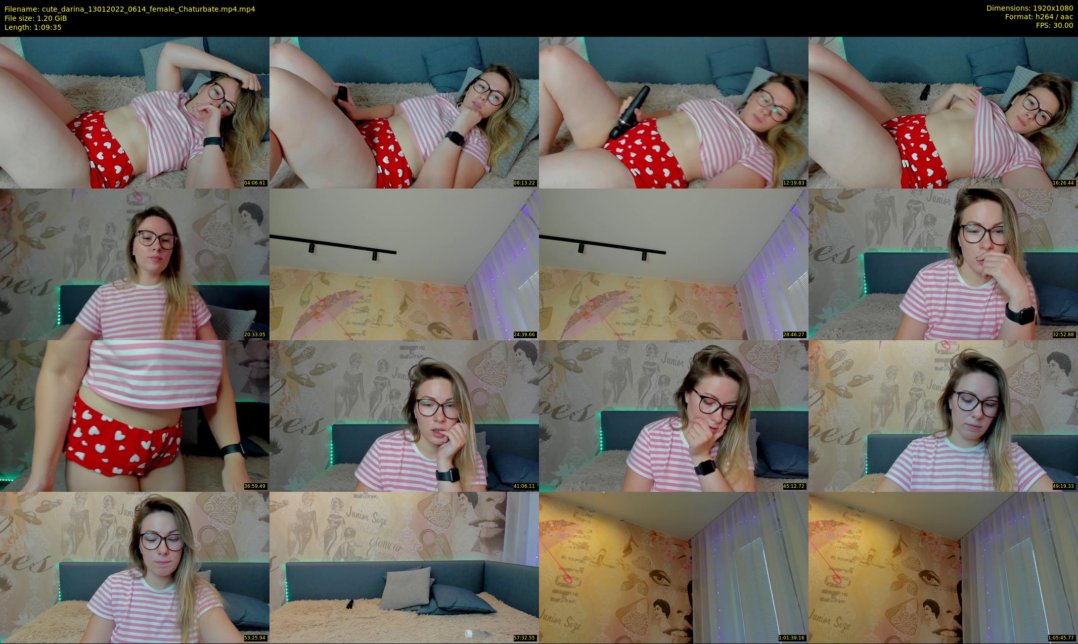 cute_darina — 70 minute Chaturbate female cam show recording, 1080p, Jan 13, 2022