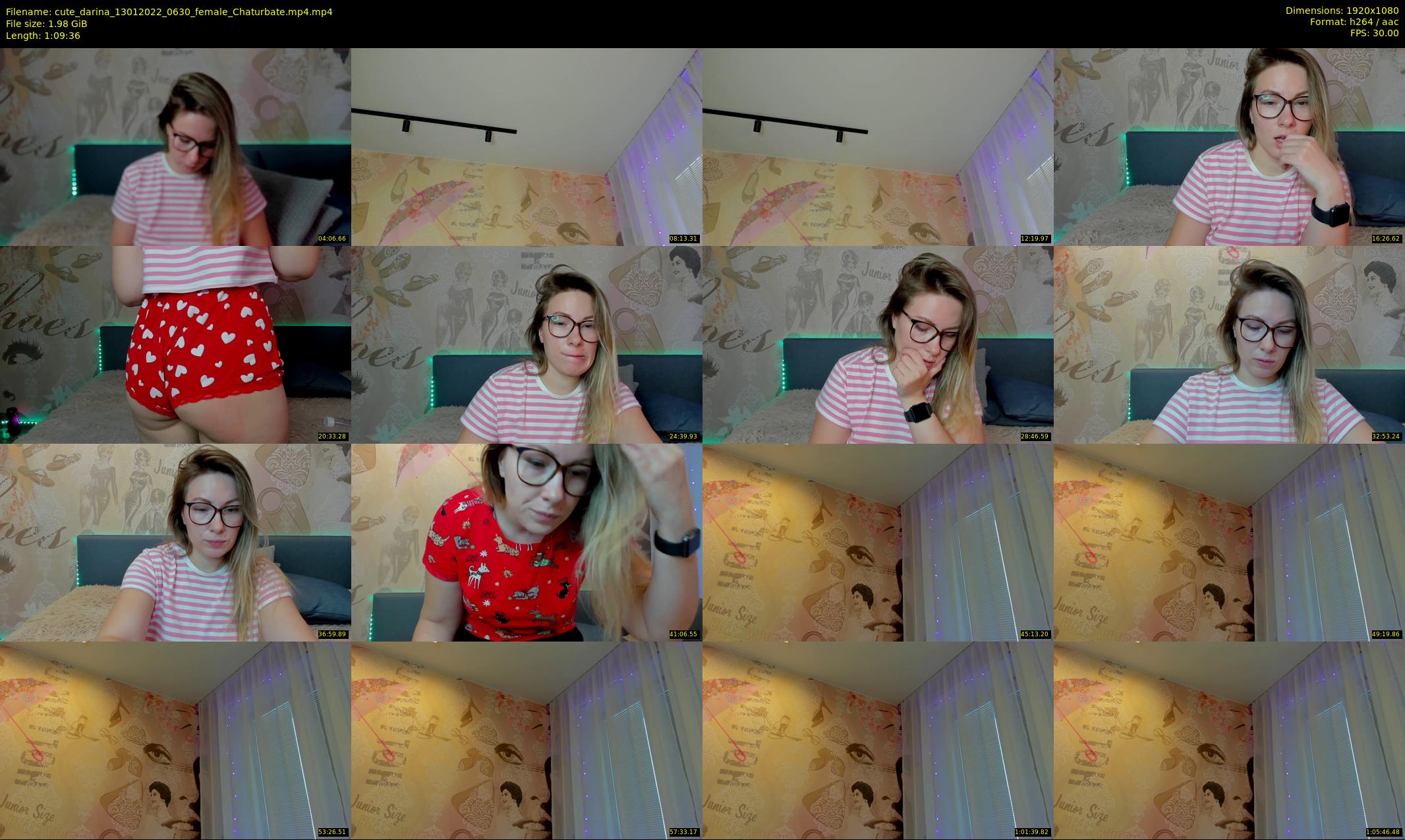 cute_darina — 70 minute Chaturbate female cam show recording, 1080p, Jan 13, 2022