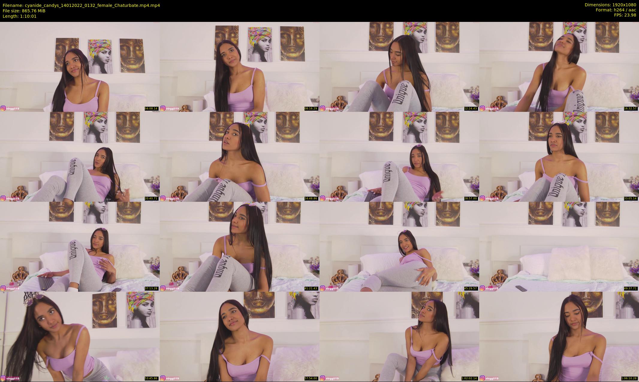 cyanide_candys — 71 minute Chaturbate female cam show recording, 1080p, Jan 14, 2022