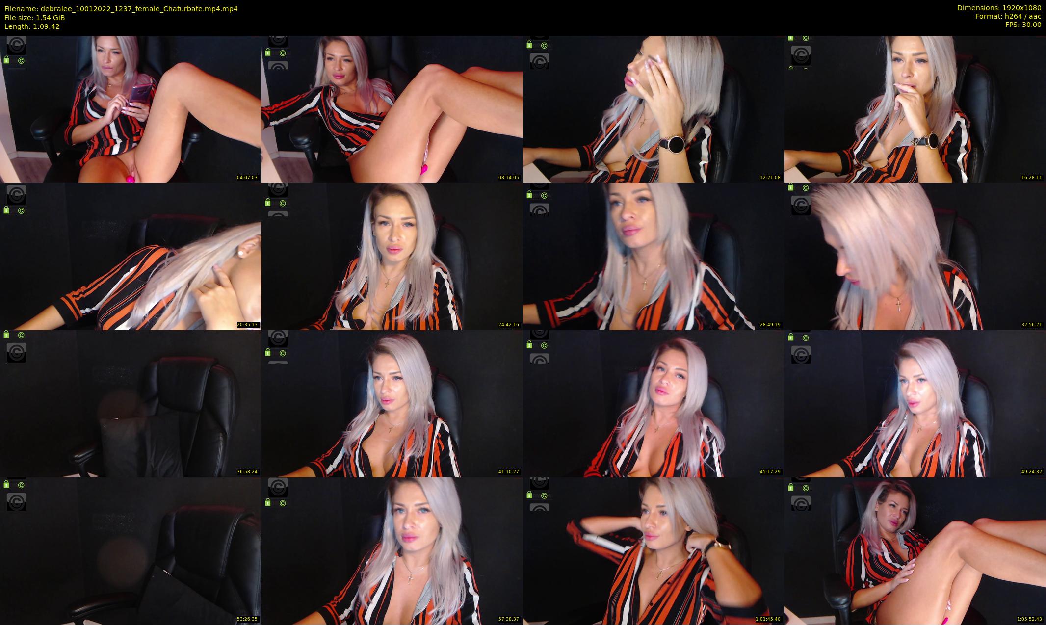 debralee — 70 minute Chaturbate female cam show recording, 1080p, Jan 10, 2022