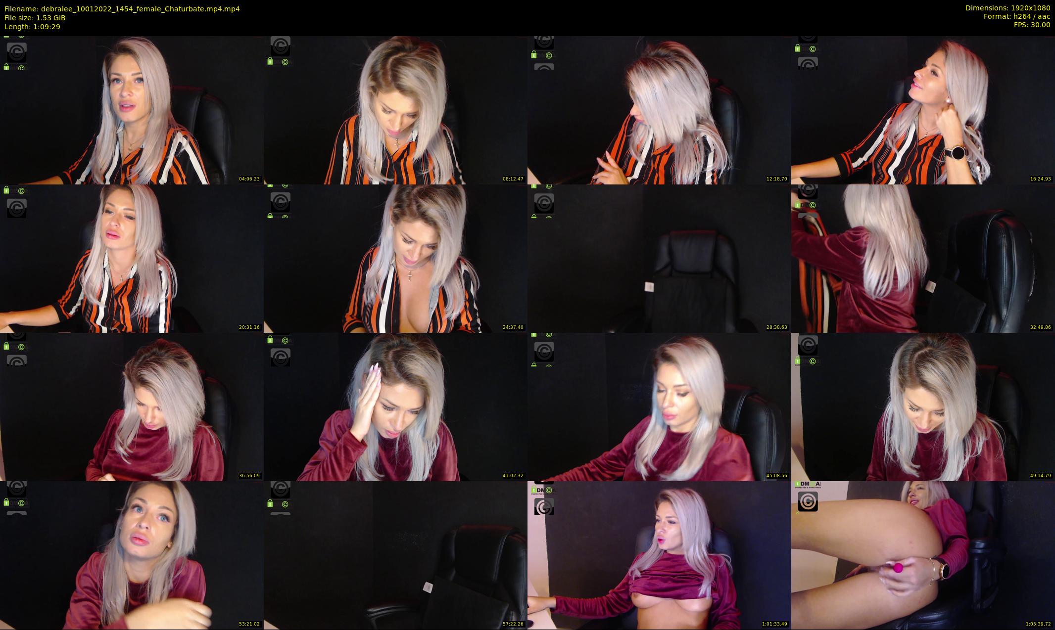 debralee — 70 minute Chaturbate female cam show recording, 1080p, Jan 10, 2022