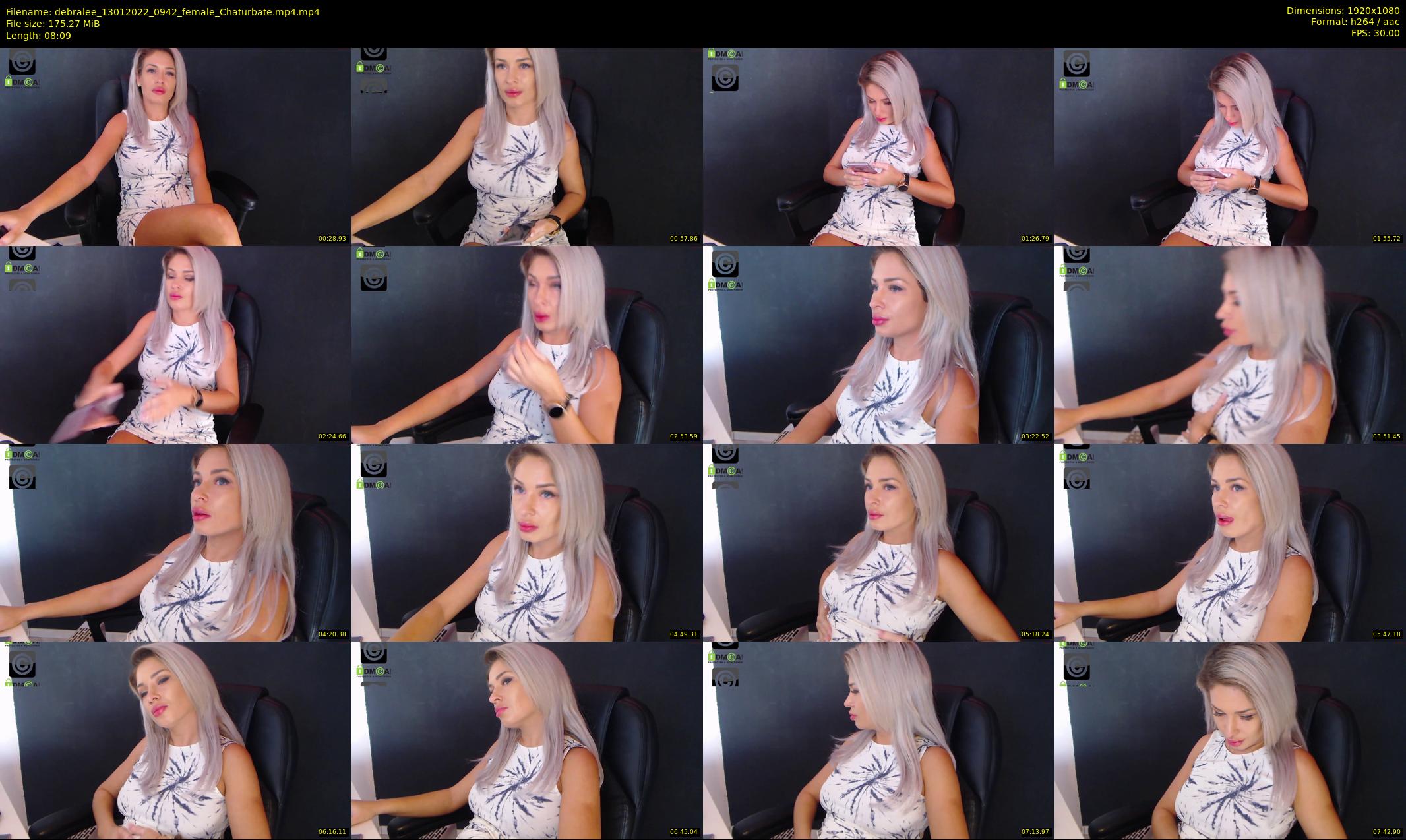 debralee — 9 minute Chaturbate female cam show recording, 1080p, Jan 13, 2022
