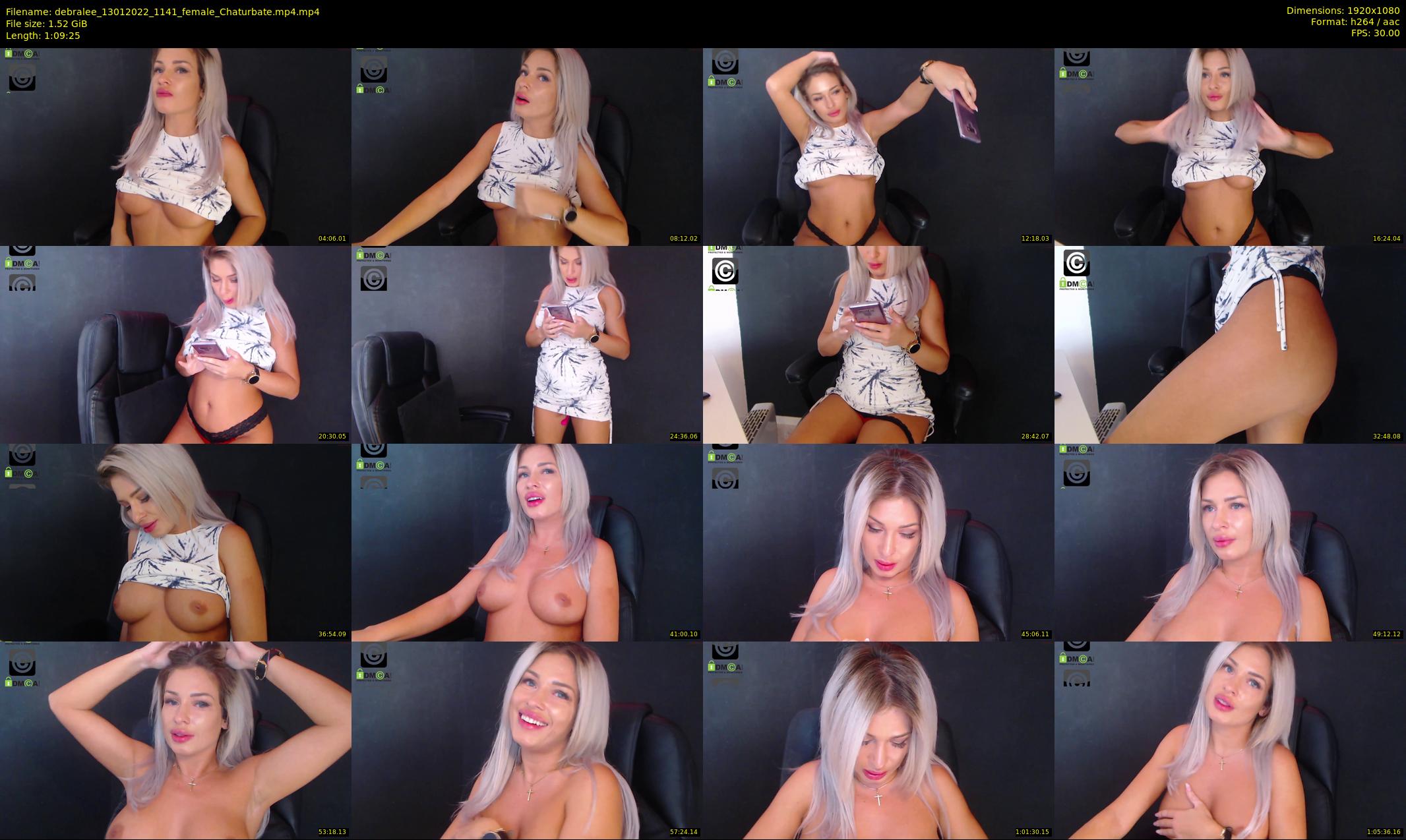 debralee — 70 minute Chaturbate female cam show recording, 1080p, Jan 13, 2022
