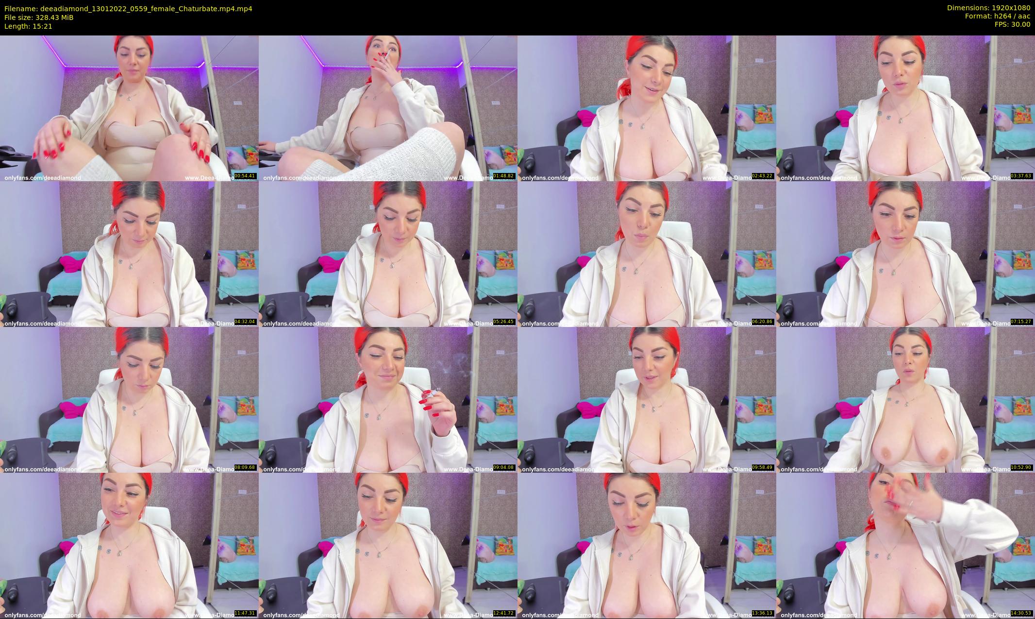 deeadiamond — 16 minute Chaturbate female cam show recording, 1080p, Jan 13, 2022