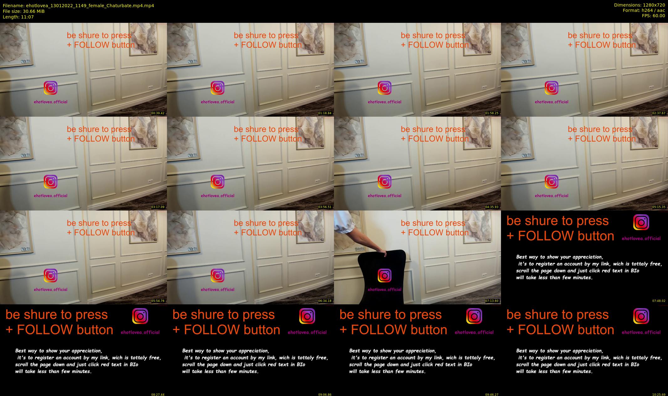 ehotlovea — 12 minute Chaturbate female cam show recording, 720p, Jan 13, 2022