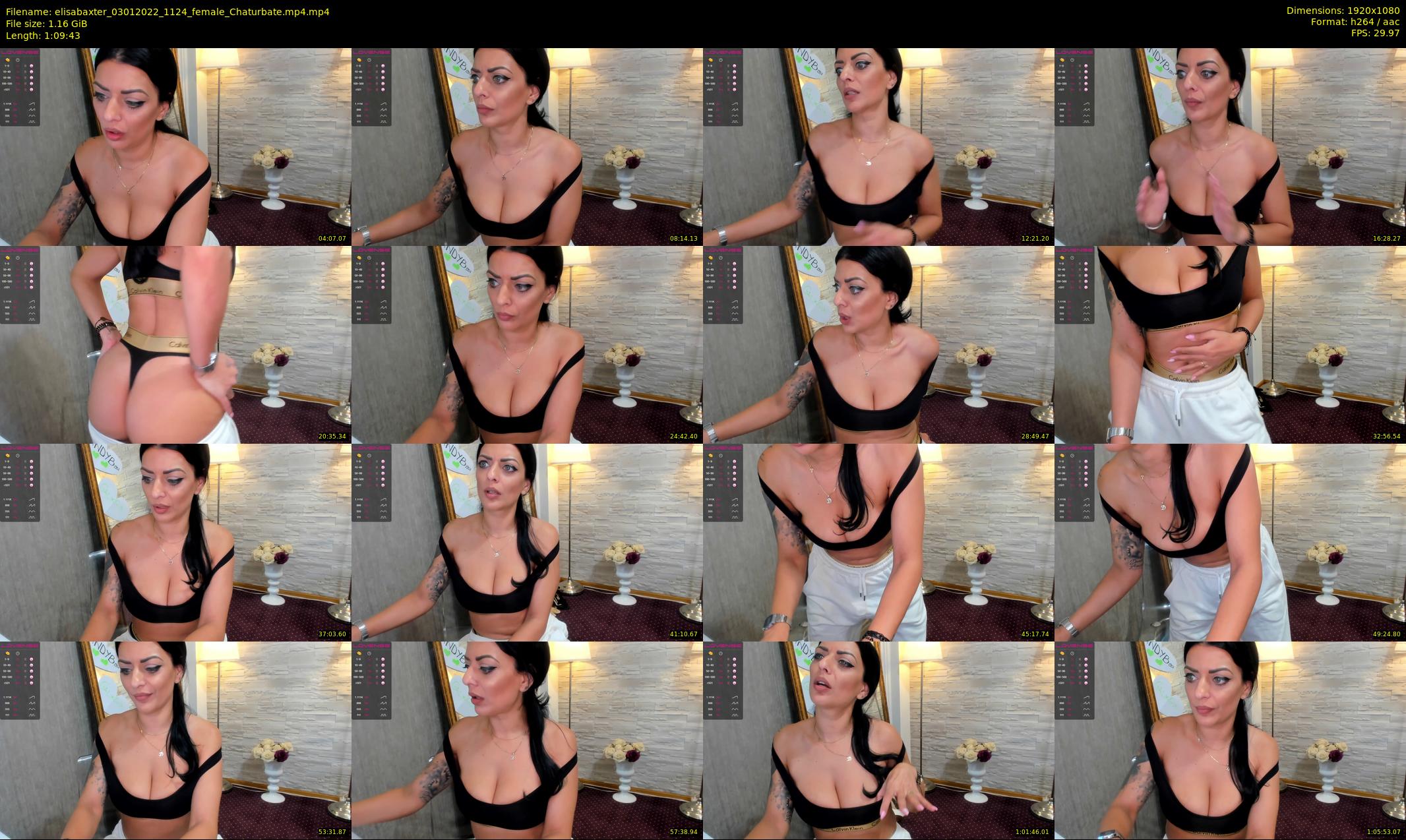 elisabaxter — 70 minute Chaturbate female cam show recording, 1080p, Jan 3, 2022