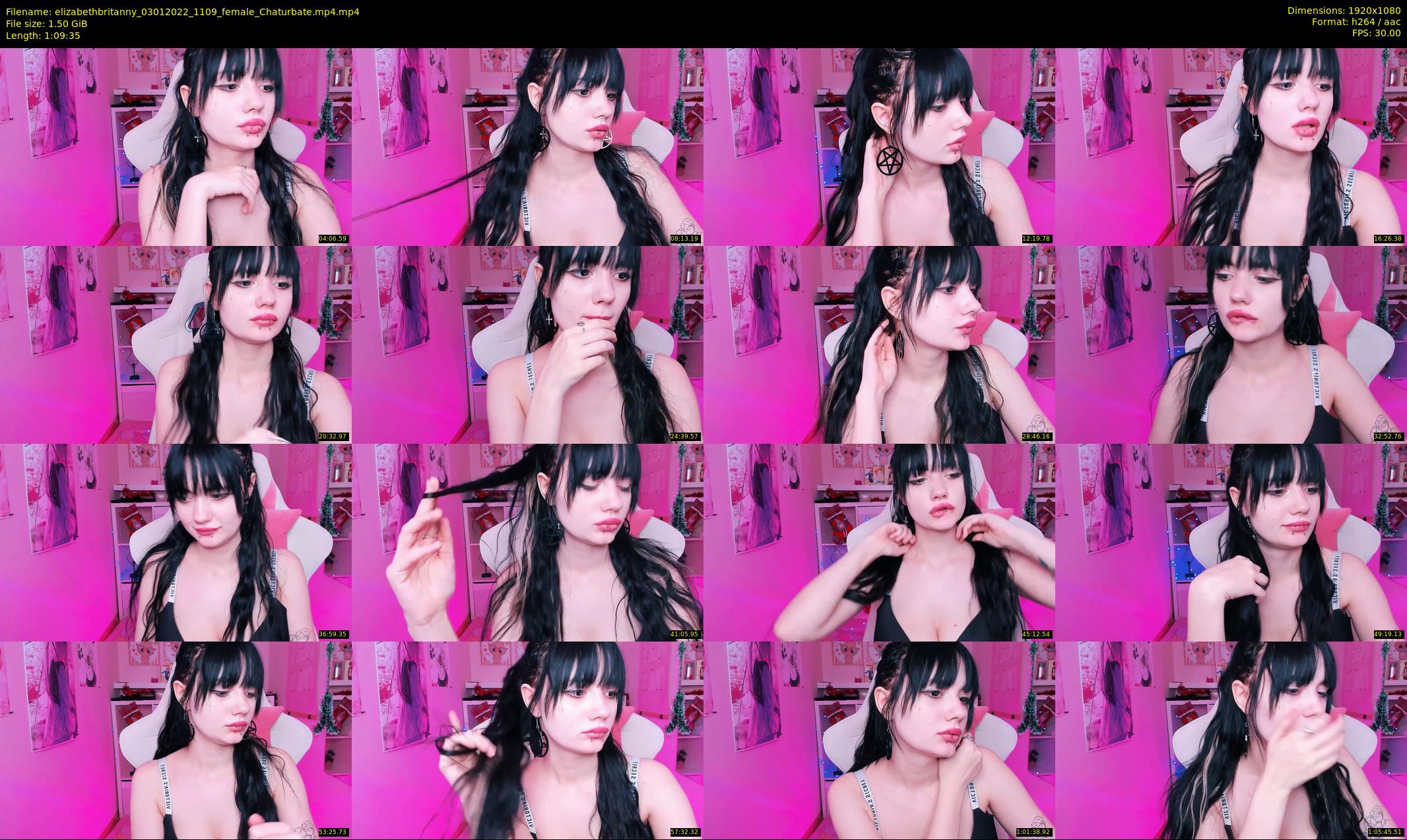 elizabethbritanny — 70 minute Chaturbate female cam show recording, 1080p, Jan 3, 2022