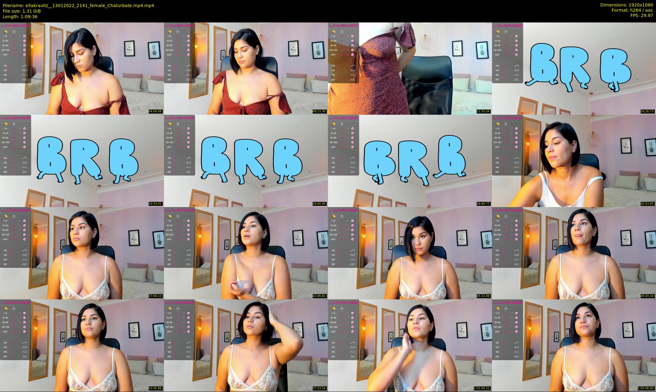ellakravitz_ — 70 minute Chaturbate female cam show recording, 1080p, Jan 13, 2022