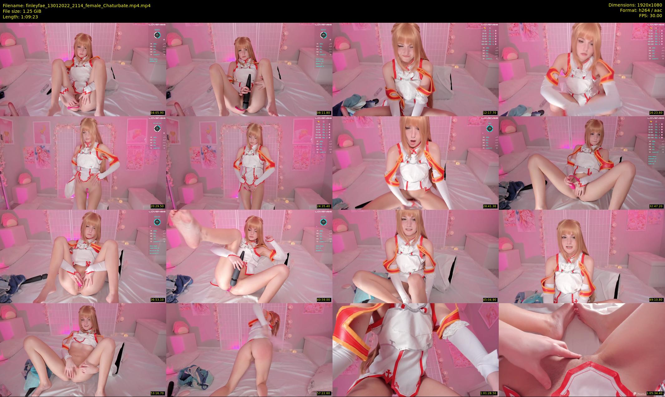 finleyfae — 70 minute Chaturbate female cam show recording, 1080p, Jan 13, 2022