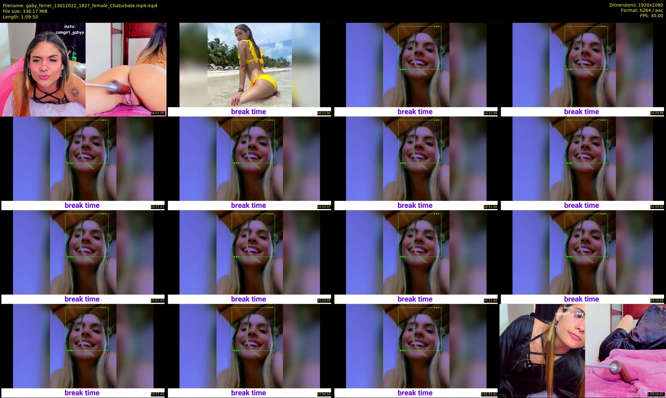 gaby_ferrer — 70 minute Chaturbate female cam show recording, 1080p, Jan 13, 2022