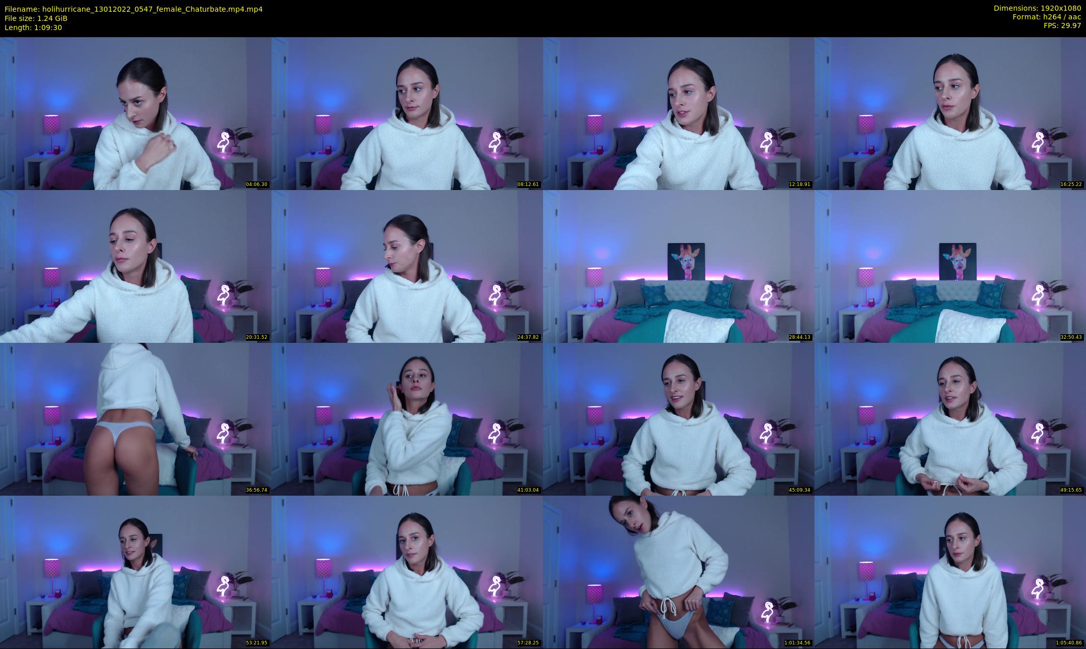 holihurricane — 70 minute Chaturbate female cam show recording, 1080p, Jan 13, 2022