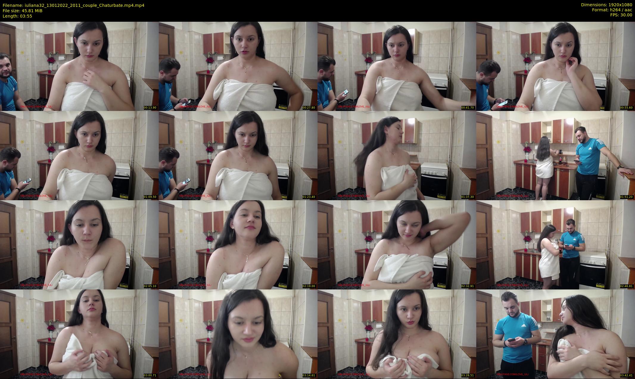 iuliana32 — 4 minute Chaturbate couple cam show recording, 1080p, Jan 13, 2022