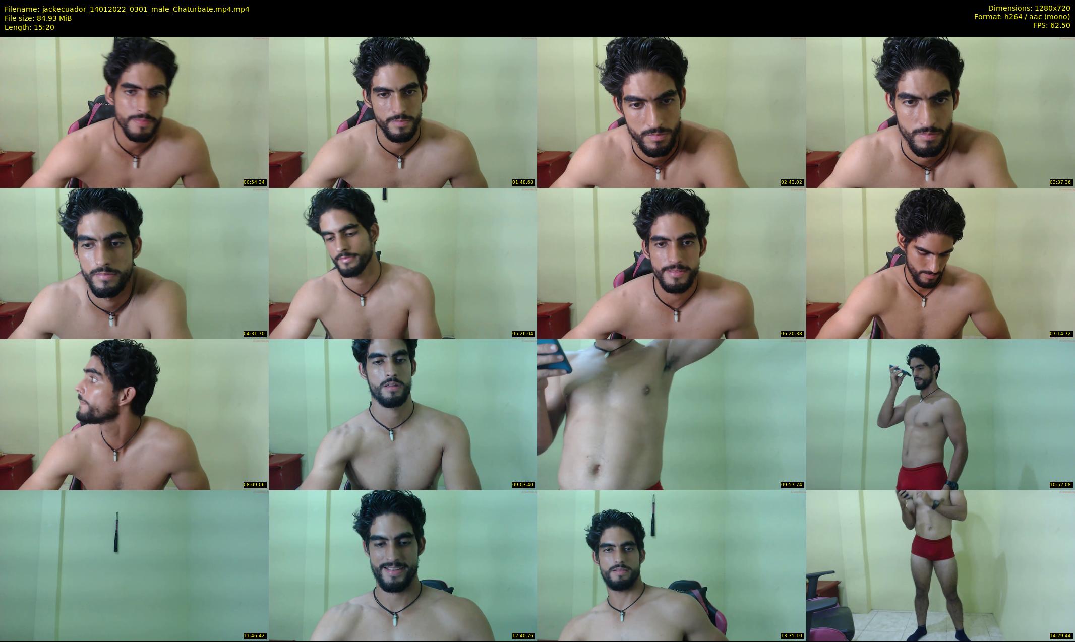 jackecuador — 16 minute Chaturbate male cam show recording, 720p, Jan 14, 2022