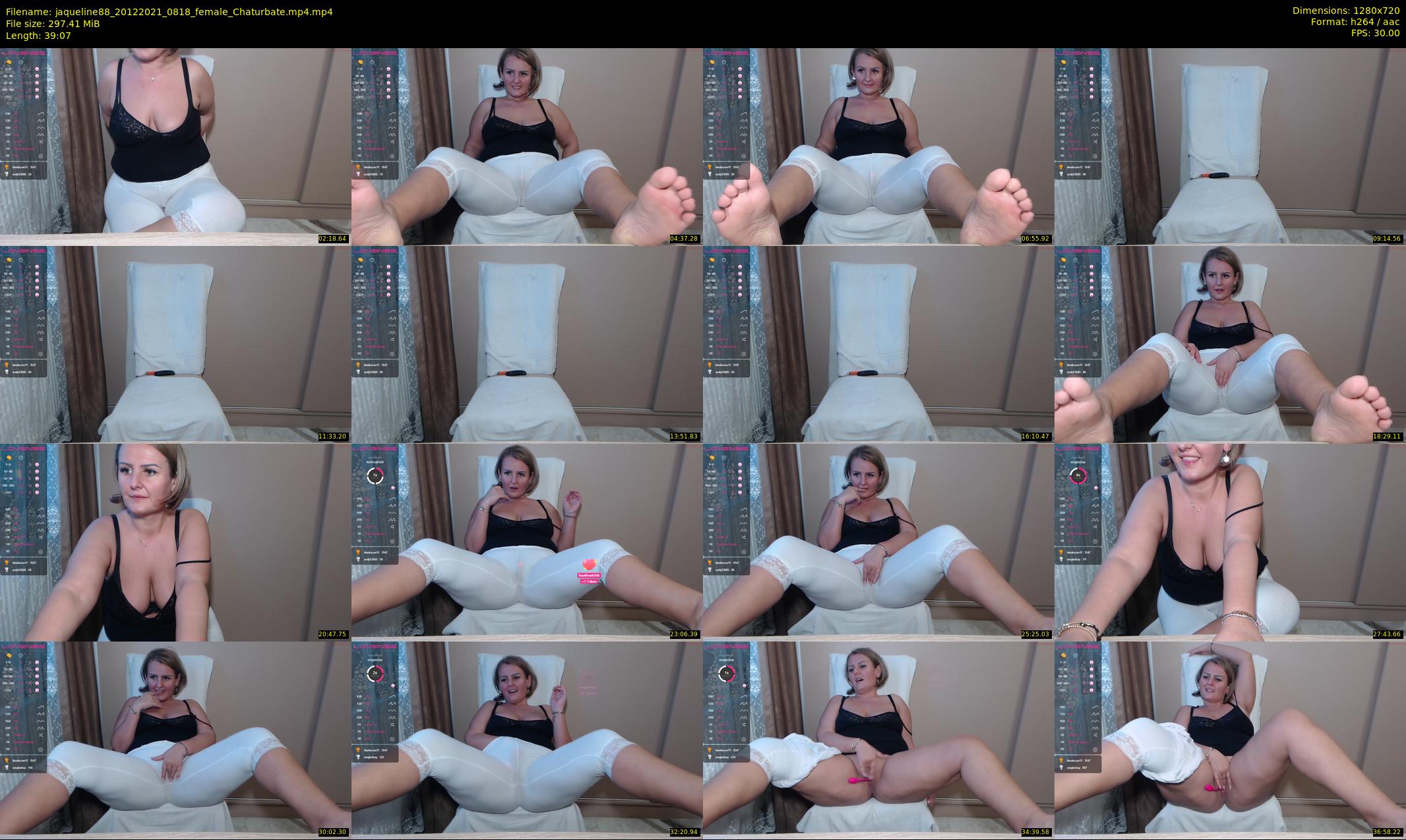 jaqueline88 — 40 minute Chaturbate female cam show recording, 720p, Dec 20, 2021