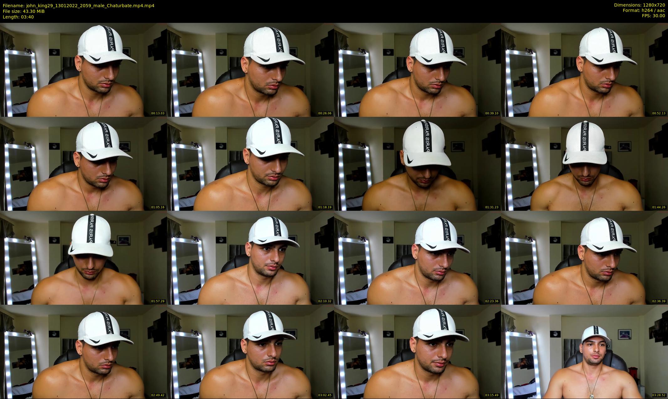 john_king29 — 4 minute Chaturbate male cam show recording, 720p, Jan 13, 2022
